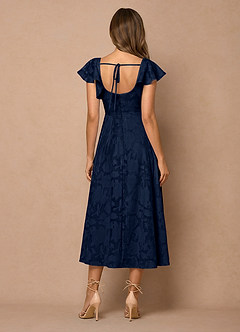 Talia Navy Midi Dress image2