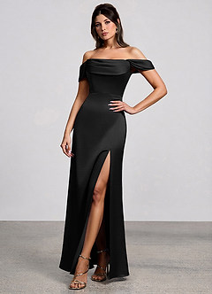 Vestido Negro Largo Nerida image3