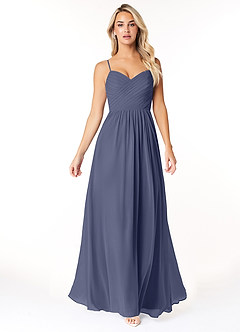 Azazie Lisbon Bridesmaid Dresses Stormy A-Line Sweetheart Neckline Chiffon Dress image5