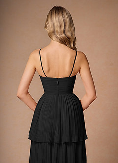 Maxi jurk Isla Zwart image6