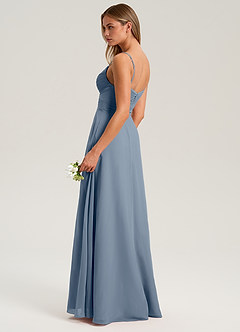 Azazie Terese Bridesmaid Dresses Twilight A-Line Pleated Chiffon Dress image5