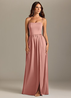 Azazie Calianna Bridesmaid Dresses Rosette A-Line Off the Shoulder Stretch Satin Convertible Dress image8