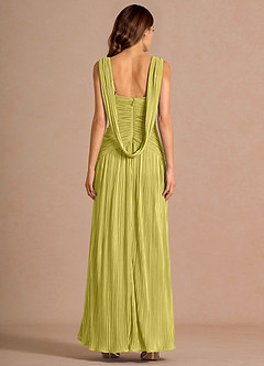 Vestido De Color Amarillo Pálido Maxi Quellia image2