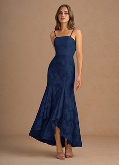 Avina Dark Navy Maxi Dress image2