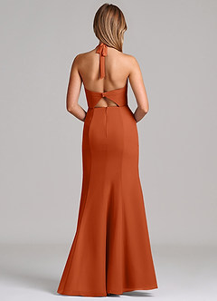 Azazie Emeria Suknie dla druhen Syrena Dekolt w kształcie serca Szyfon Do ziemi Sukienka image2