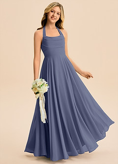 Azazie Kady Junior Stormy A-Line Sweetheart Neckline Chiffon Dress image3