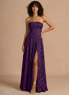 Isaura Burgundy Maxi Dress image3