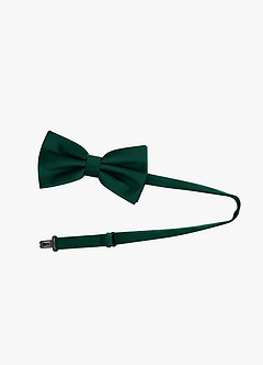 front Adjustable Stretch Satin Bow Tie