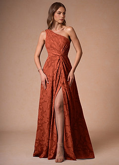 Hermosa Auburn One Shoulder Maxi Dress image6