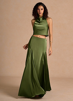 Ryleigh Olive Green Two-Piece Sets image5