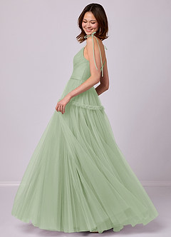 Barbie ♥ Azazie Final Sale Blue Jay A-Line Tulle Dress image4