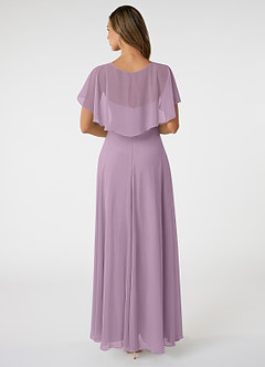 Azazie Jamie Bridesmaid Dresses Wisteria A-Line Chiffon Dress image2