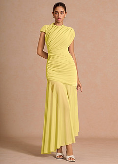 Belmira Pastel Yellow Maxi Dress image4
