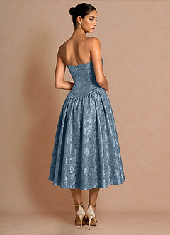 Elspeth Dusty Blue Midi Dress image6