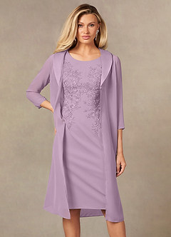 front Azazie Miriam Chiffon Wrap