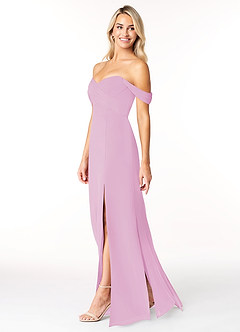 Azazie Joretta Bridesmaid Dresses Candy Pink A-Line Sweetheart Neckline Chiffon Convertible Dress image4