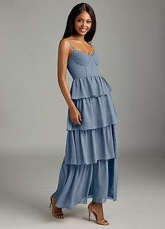 Azazie Kaiden Bridesmaid Dresses Twilight A-Line Sweetheart Neckline Chiffon Dress image3