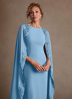 Azazie Artemisia 신부의 어머니 드레스 쉬스 레이스 쉬폰 플로어 길이 드레스 image6