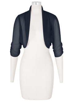 front Azazie Hannah Chiffon Wrap