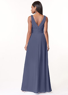 Azazie Julianna Bridesmaid Dresses Stormy A-Line Chiffon Dress image2