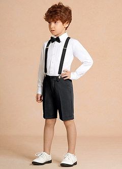 front Oliver Carbón Conjunto de 4 piezas de pantalones cortos para niño