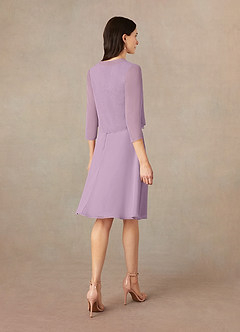 Azazie Klaus Mother of the Bride Dresses Wisteria A-Line Scoop Sequins Chiffon Dress image2