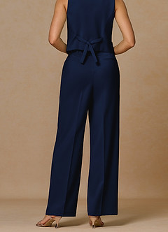 front Rowan Blue Refined Weave Performance pants