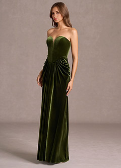 Robe Longue Olive Sylvie image3