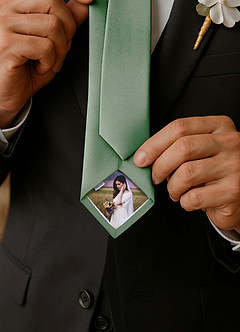 front Custom Photo Tie Personalized Necktie