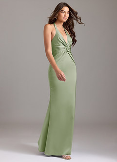 Vestido Salvia Polvoriento Largo Valerie image4