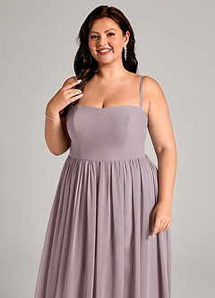 Azazie Calianna Bridesmaid Dresses Dusk A-Line Off the Shoulder Chiffon Convertible Dress image11
