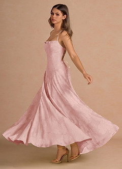 Robe Maxi Rose Poudré Nyselle image5