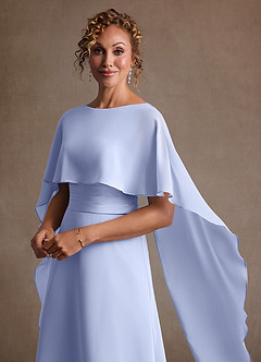 Azazie Marilla Suknie dla Matki Panny Młodej Linia A Pofałdowany Szyfon Długość podłogi Sukienka image8