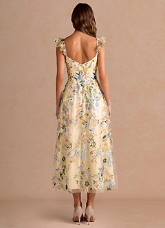 Denisse Lemon Multi Midi Dress image2