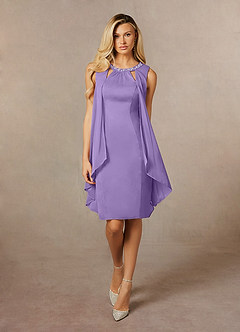 Azazie Viviana Mother of the Bride Dresses Tahiti A-Line Sequins Mesh Dress image4