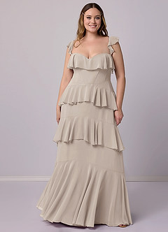 Barbie ♥ Azazie Bridesmaid Dresses Frost A-Line Sweetheart Neckline Chiffon Dress image8