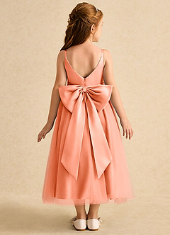 Azazie Patootie Flower Girl Dresses Sunset A-Line Spaghetti Strap Tulle Dress image5