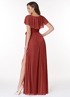Jael Rouille Robe longue avec nœud image2