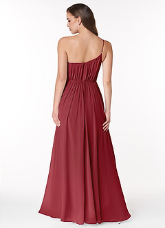 Azazie Hoya Final Sale Flowy One Shoulder Chiffon Bridesmaids Dress image2