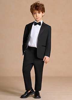 front Michael Black Boys Peak Lapel Tuxedos