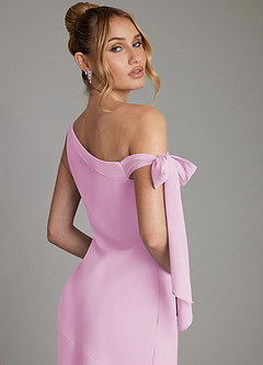 Azazie Aylin Suknie dla druhen Osłona Zza ramienia Szyfon Do ziemi Sukienka image7