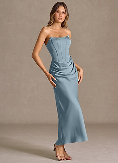 Vestido Azul Pálido Largo Katelyn image4