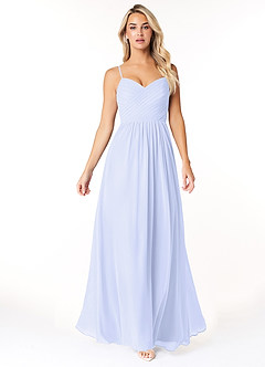 Azazie Lisbon Bridesmaid Dresses Lavender A-Line Sweetheart Neckline Chiffon Dress image5