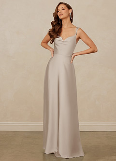 Christian Siriano Bridal for Azazie 1001 Bridesmaid Dresses Frost A-Line Sweetheart Neckline Stretch Satin Dress image3