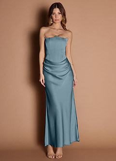 Debby Powder Blue Midi Dress image2