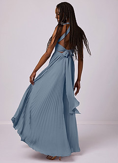 Barbie ♥ Azazie Bridesmaid Dresses Twilight A-Line Pleated Chiffon Dress image4