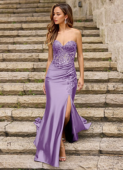 Emblace Lavender Mermaid Prom Dress image2