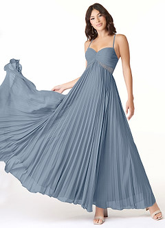 Azazie Devyn Bridesmaid Dresses Twilight A-Line Corset Chiffon Dress image1