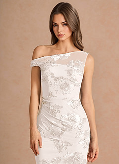 Melian Cloud White Midi Dress image5