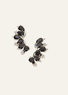 front Colored Crystal Constellation Earrings